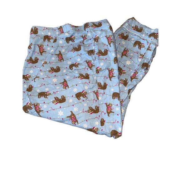 LANDS END SLOTH pajama pants size 3X - Picture 1 of 4